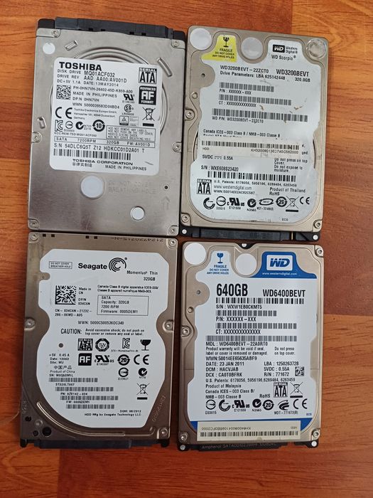 Harduri pt  Laptop sata