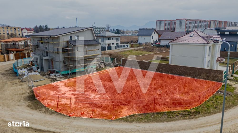 Teren intravilan cartier Tractorul, Brasov + proiect duplex P+2 ,Comis