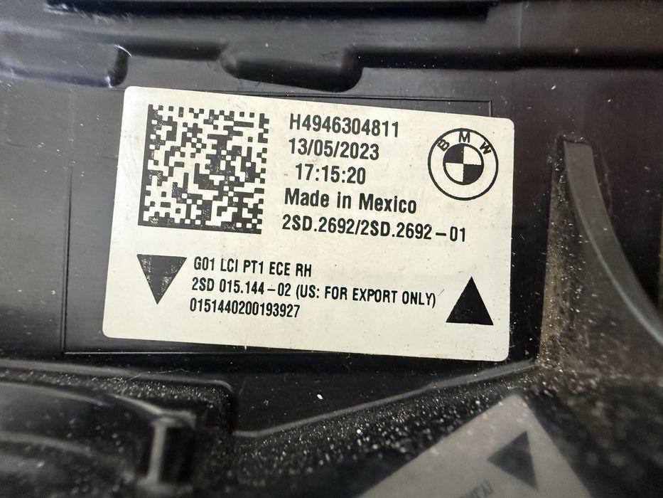 Стопове BMW X3 G01 LCI БМВ Х3 Г01 фейслифт европейски и без забележки