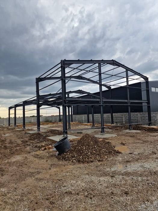 Vând hale metalice asiguram si montaj lucrăm fără avans