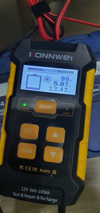 3 в 1 зарядка автомобильного аккумулятора ,тестер ,лечение и ремонт
