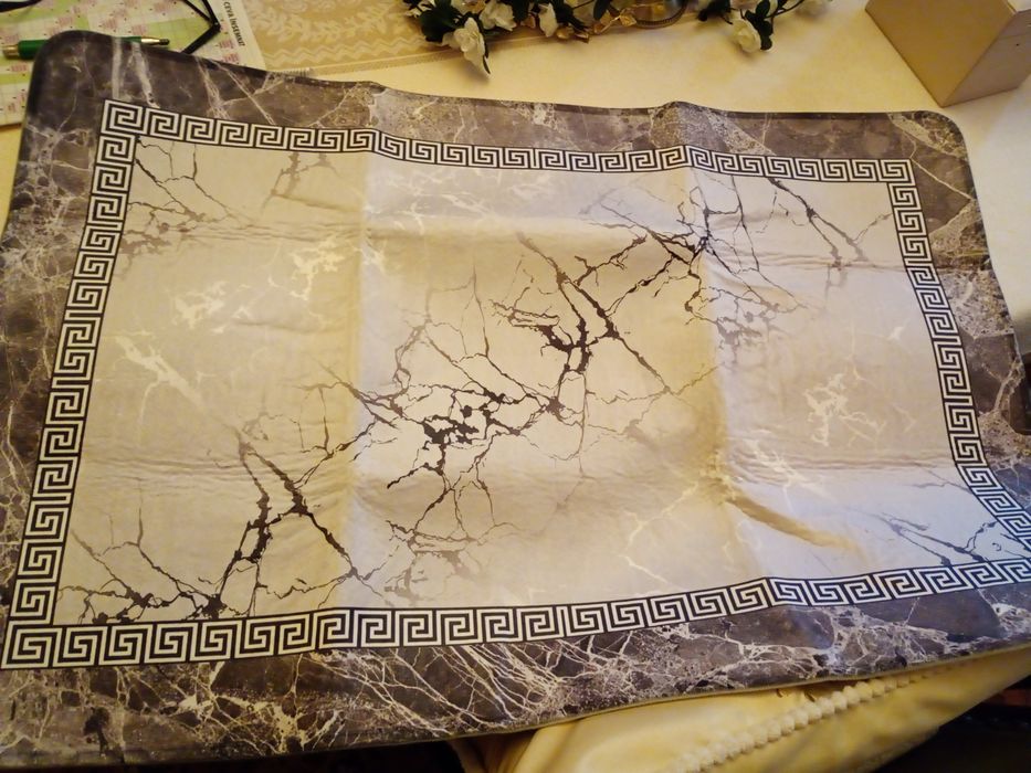 Covor/preș subțire, NOU, 90/60 cm