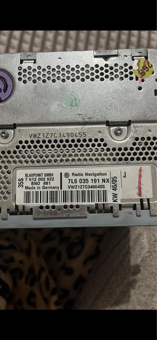 Navigație originală Volkswagen Touareg (2005–2010)