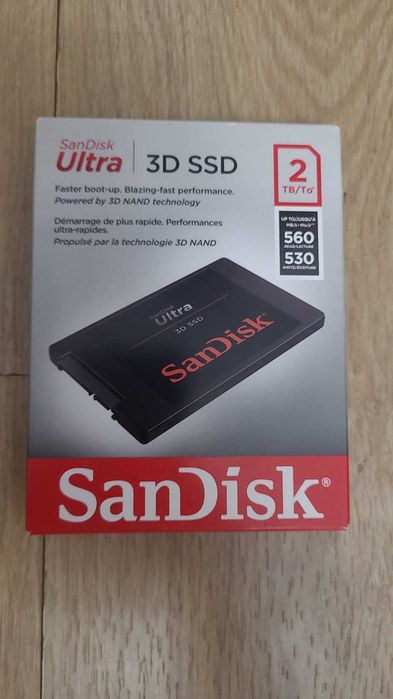 SSD sata SanDisk Ultra 3D de 2TB - Nou, Sigilat , Original