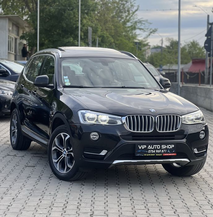 BMW X3 2016 XDrive/ xLine/ 2.0D 190 CP EURO 6 B47/ FULL LED Adaptiv/ automat/ trapa/ facelift/ incalzire/ piele/ memorii/ PARC AUTO