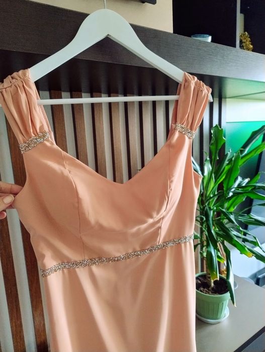 Rochie de ocazie roz pudra