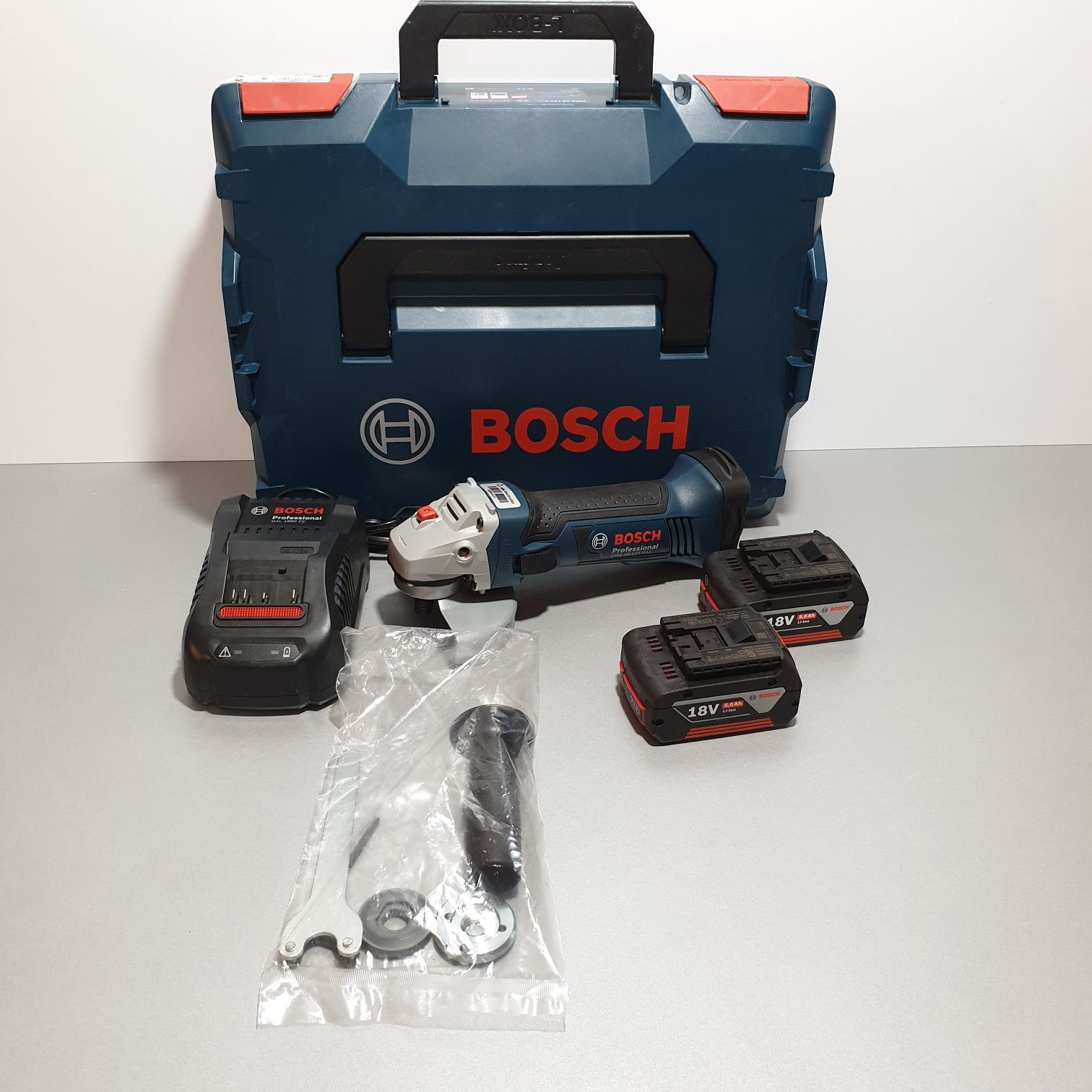 Bosch GWS 18-125 V-Li Polizor unghiular 5.0AH Germany 2020 NOU .
