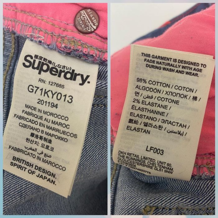 Pantaloni Superdry dama copii W30 ca noi