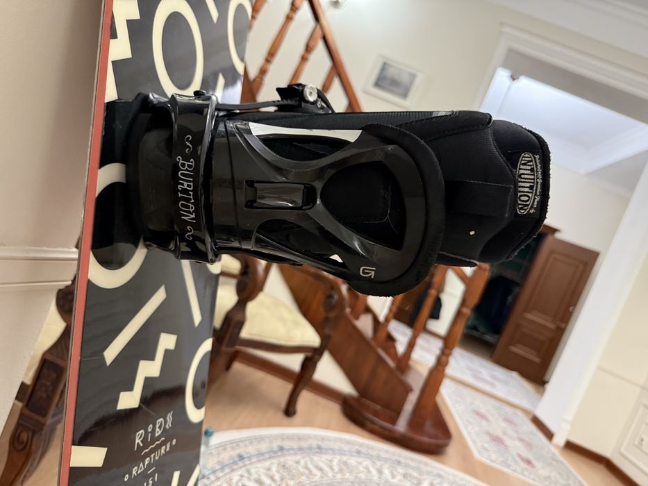 Сноуборд Ride, крепежи и ботинки