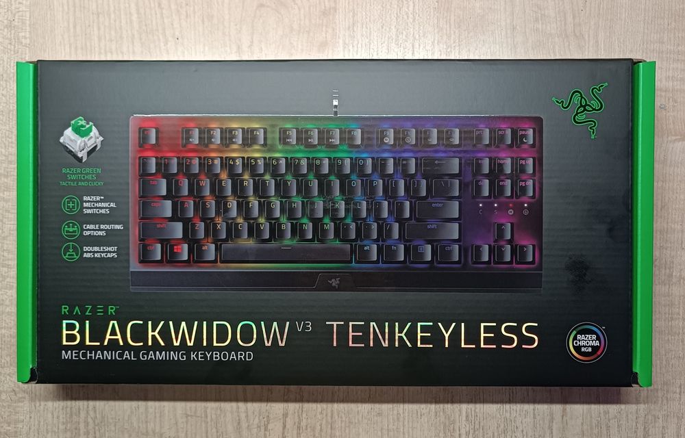Razer BlackWidow V3 Tenkeyless — механическая игровая клавиатура