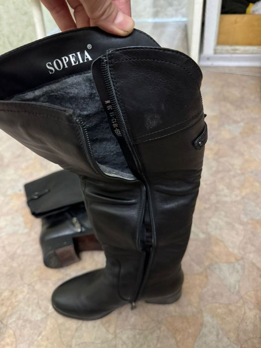 Сапоги кожа цигайка