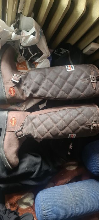 Cizme+vesta +harley davidson