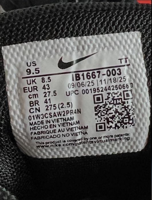 Nike Air Max 95 OG Big Bubble “Black White Metallic Silver” 40-45