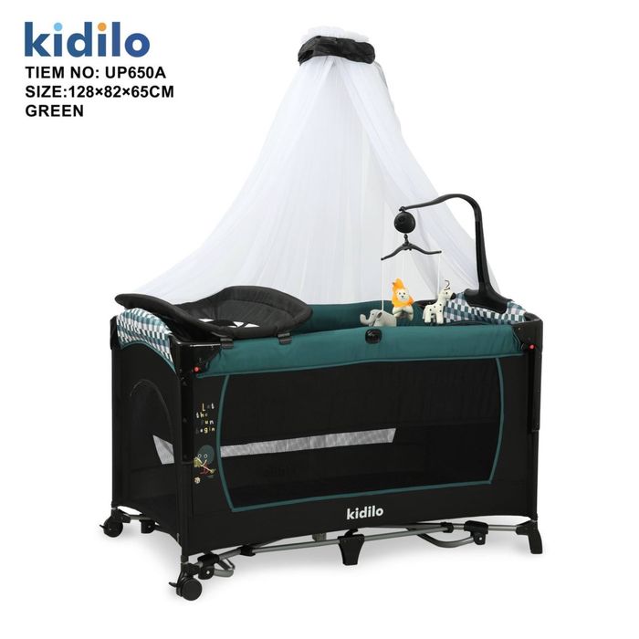 Складная детская кровать манеж