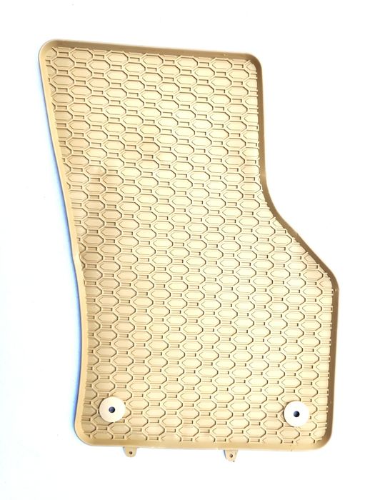 Covorașe cauciuc bej/crem Passat B8/Octavia 3/Audi A3 8V