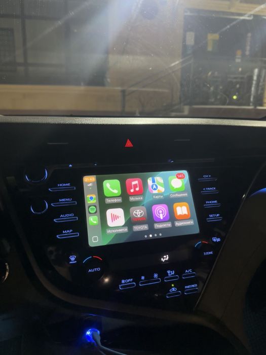 Прошивка Установка Apple CarPlay на Camry70