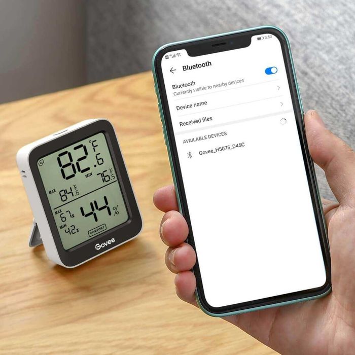 Govee стаен термометър и хигрометър, Bluetooth