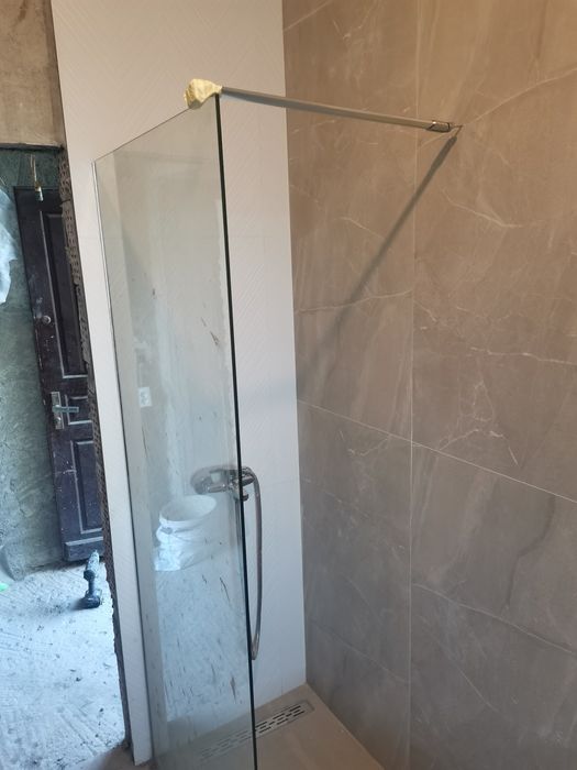 Cabina dus - Sticla dus walk in  80 cm lățime