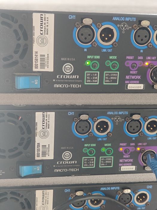 Amplificator Crown 12000i, Lab Gruppen, D&B, Dynacord, Qsc, Camco