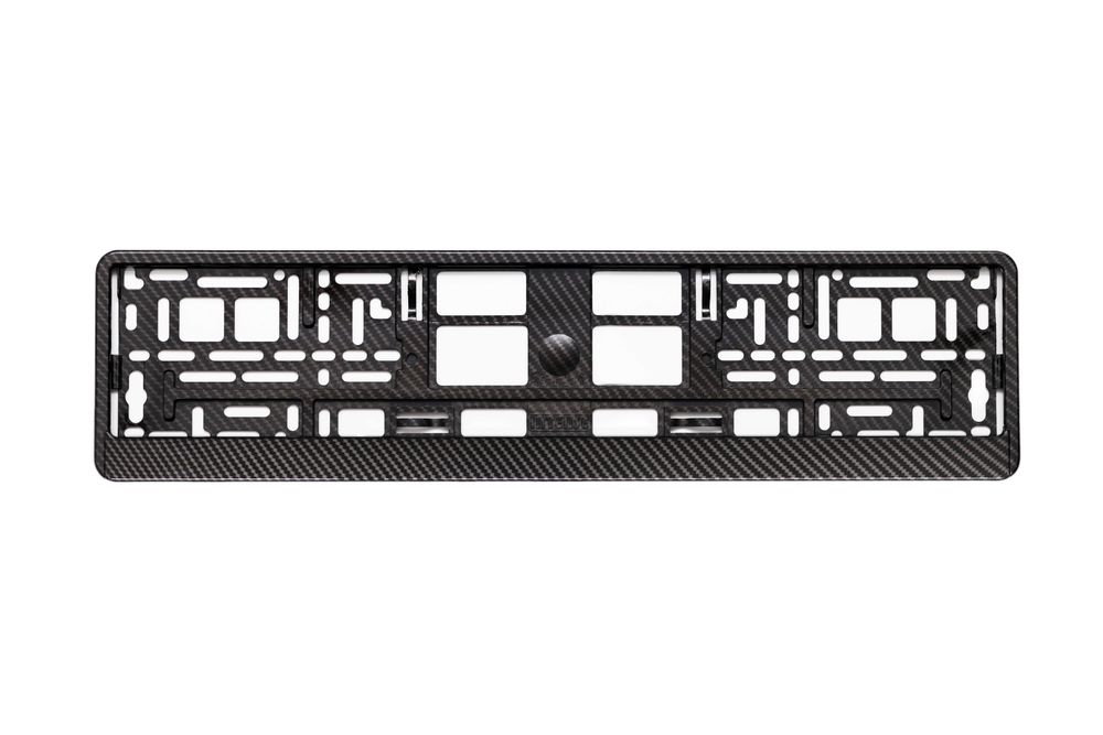 Рамка за номер - карбон по индивидуален дизайн