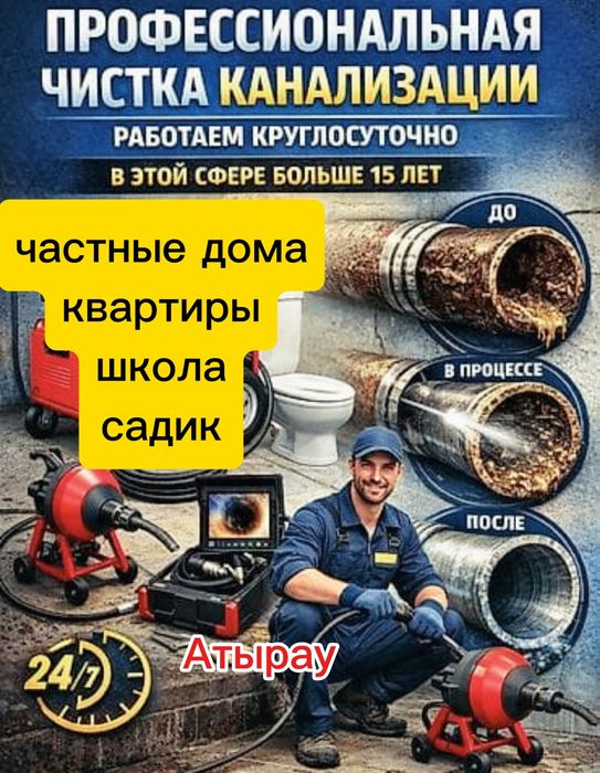Прочистка канализации чистка труб аппарат крот