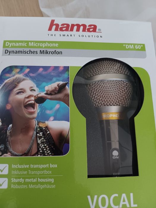 Microfon cu fir Hama Dinamic DM60