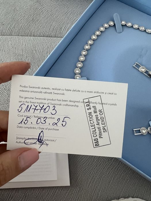 Colier swarovski angelic nou
