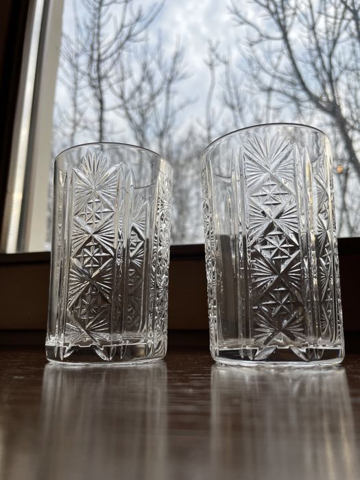 Хрустальные бокалы, рюмки СССР