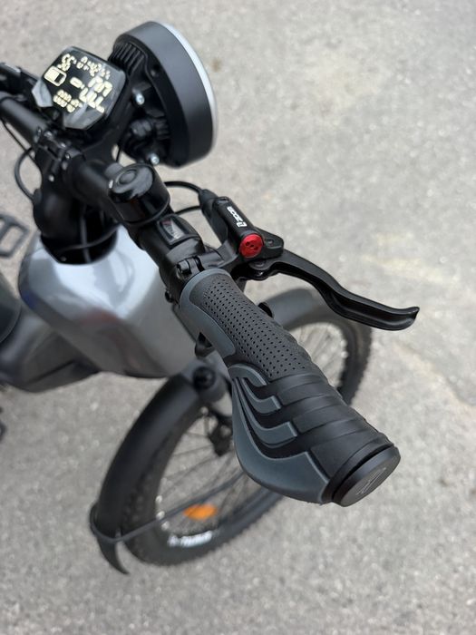 Bicicleta Electrica NIU AERO 27800 - 27.5 Inch, 450mm, Negru-Gri