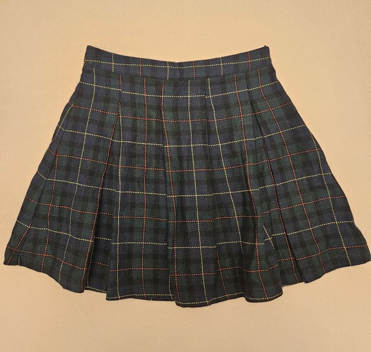 Къса карирана пола Subdued