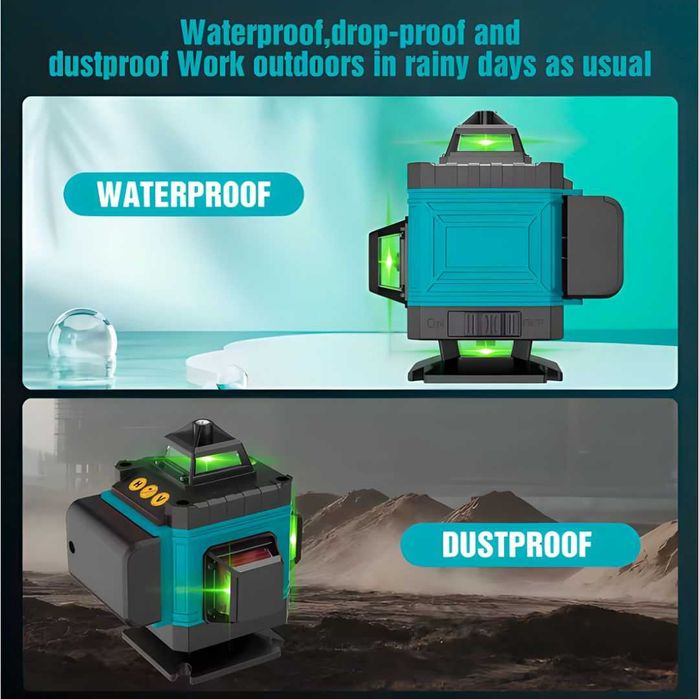 ПРОМОЦИЯ на 3 МОДЕЛА | 4D Лазерен Нивелир HiLDA 360, Самонивелиращ