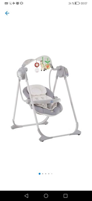Vând balansoar ca nou, chicco Polly swing up