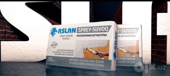 Aslan MP75 gips suvoq mashina suvoq Aslan gips