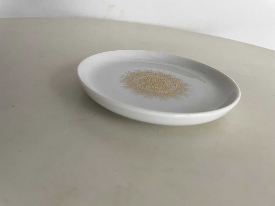 Rosenthal vaza si farfurioara Bjørn Wiinblad  aur 24k lux vintage