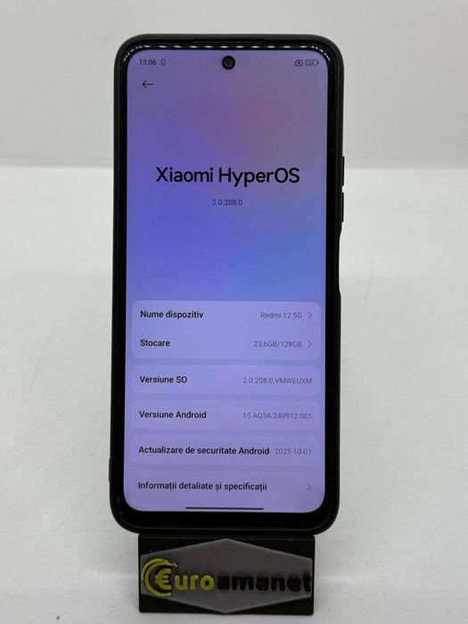 Telefon mobil Xiaomi Redmi 12, 8GB RAM, 128GB, 4G, Midnight black -A-