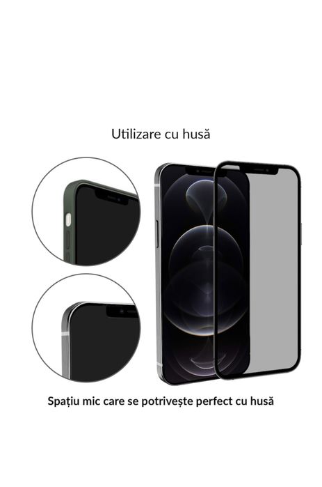 Set husa și folie Iphone 12 PRO MAX