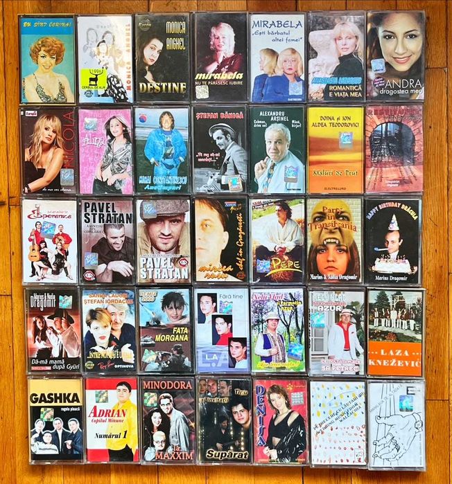 Lot casete RO: Stoica, Octave, Talisman, T-Short, N&D, 3SE, Azur, Radu