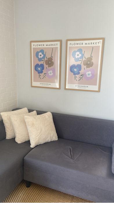 Разтегателен ъглов диван с функция сън – 200 × 135 см