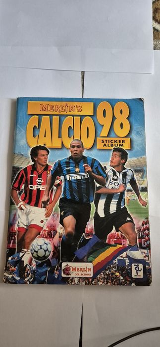 Album de colectie Merlin iCalcio 98--in folie (90%complet)