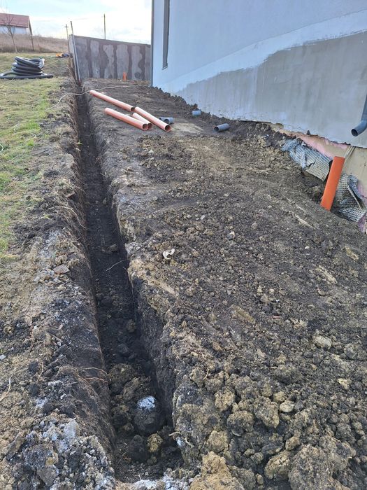 Inchirieri mini-excavator , Instalatii sanitare