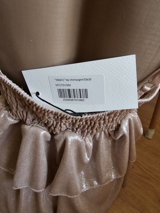 Top metalic Meet Me There