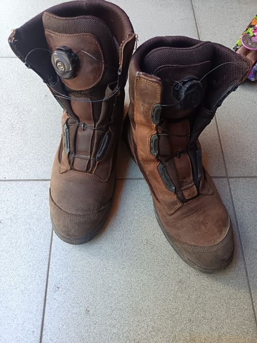 Мъжки зимни обувки, естествена кожа и велур