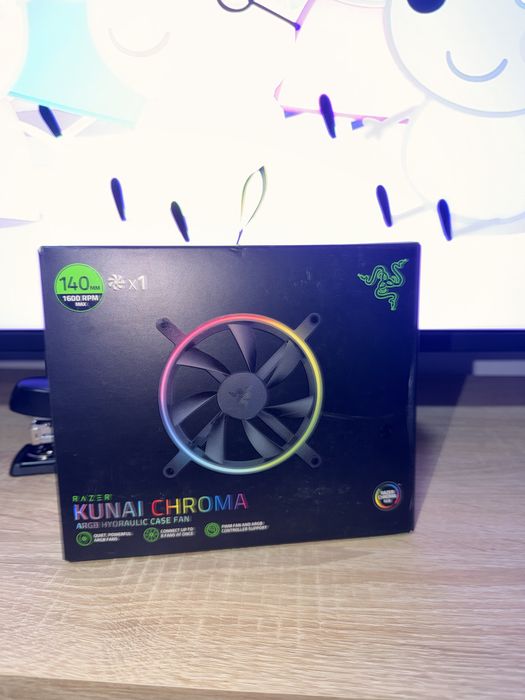 Ventilator RAZER KUNAI 140MM ARGB LED PWM 1 FAN, Negru