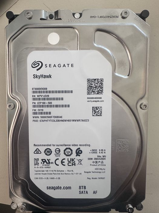 Жесткий диск 8ТБ для камеры