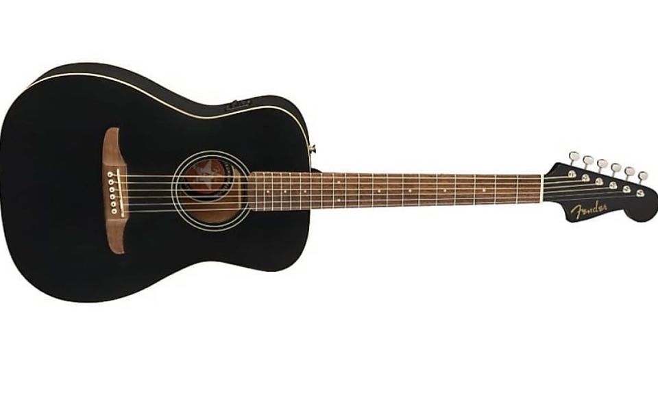 Vand Fender  Joe Strummer Campfire Acoustic Black Satin