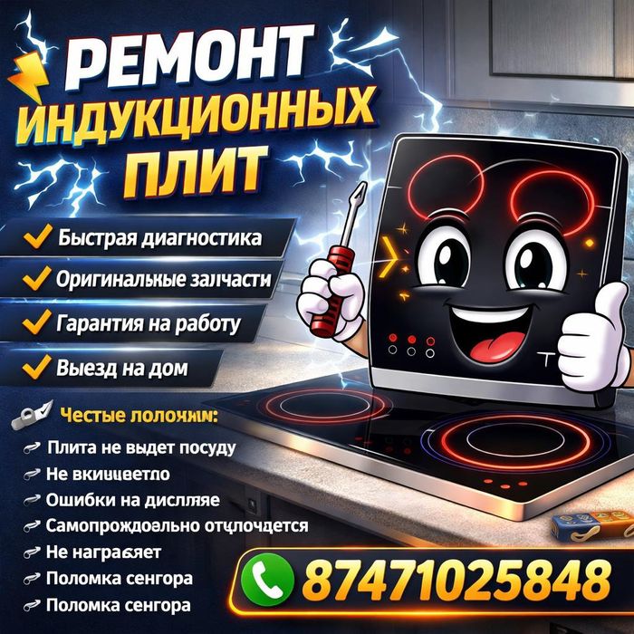 Ремонт индукционных плит