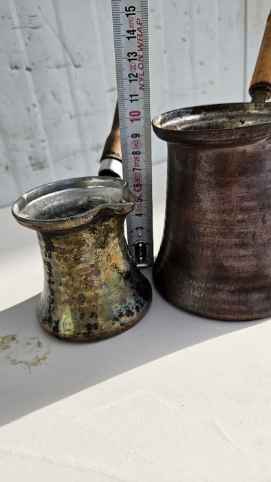 2 Ibrice cafea cupru ( citeste cu atentie anuntul )