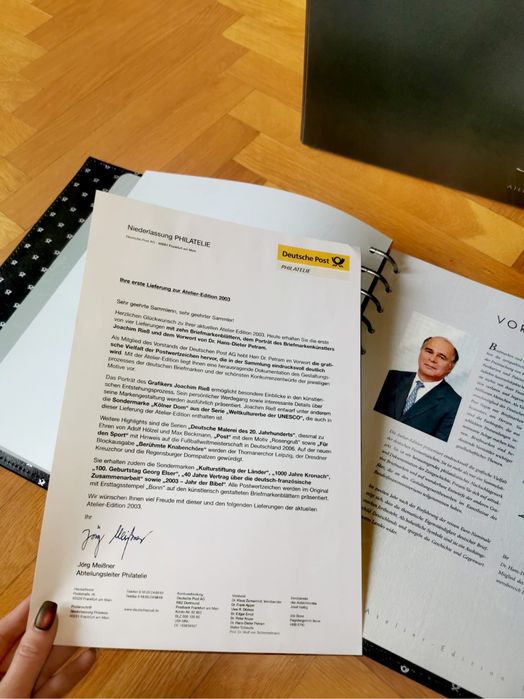 Пощенски марки Atelier Edition 2003 всички специални оригинали BUND