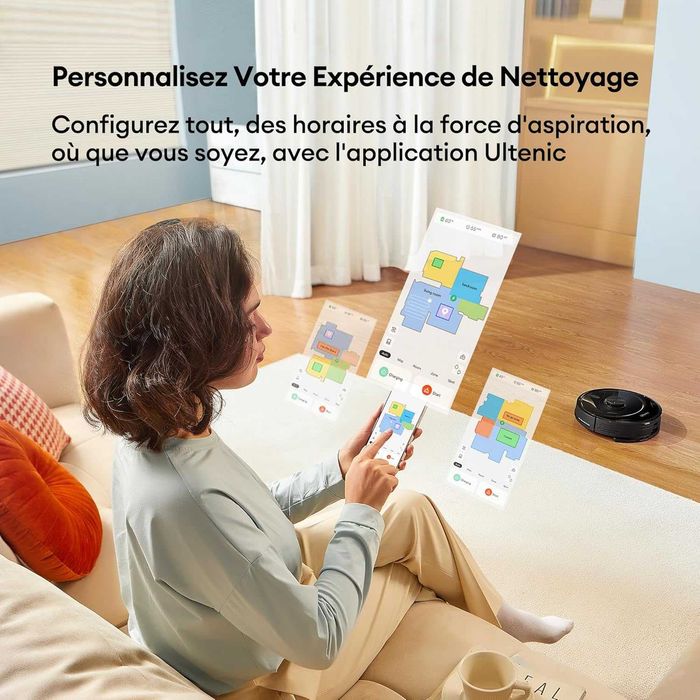 Робот прахосмукачка Ultenic T10 Elite LiDAR навигация и станция