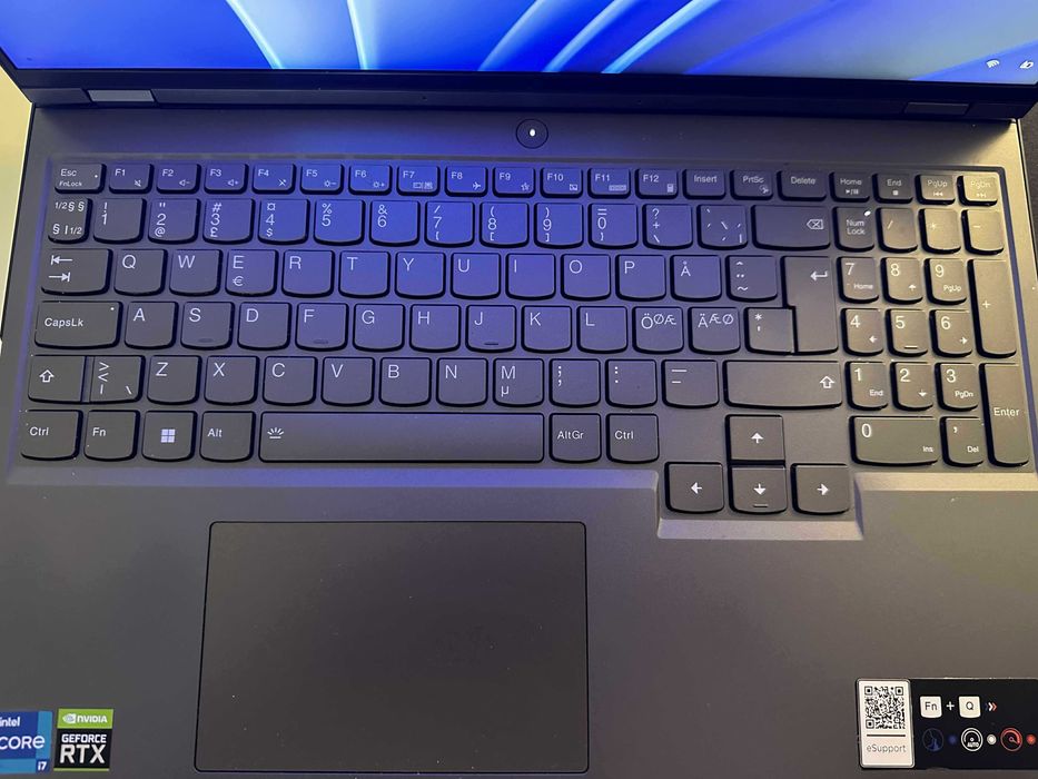 Lenovo Legion 5i Pro 5 16 32GB DDR5 RAM 2TB SSD Nvidia RTX 3070ti 8GB